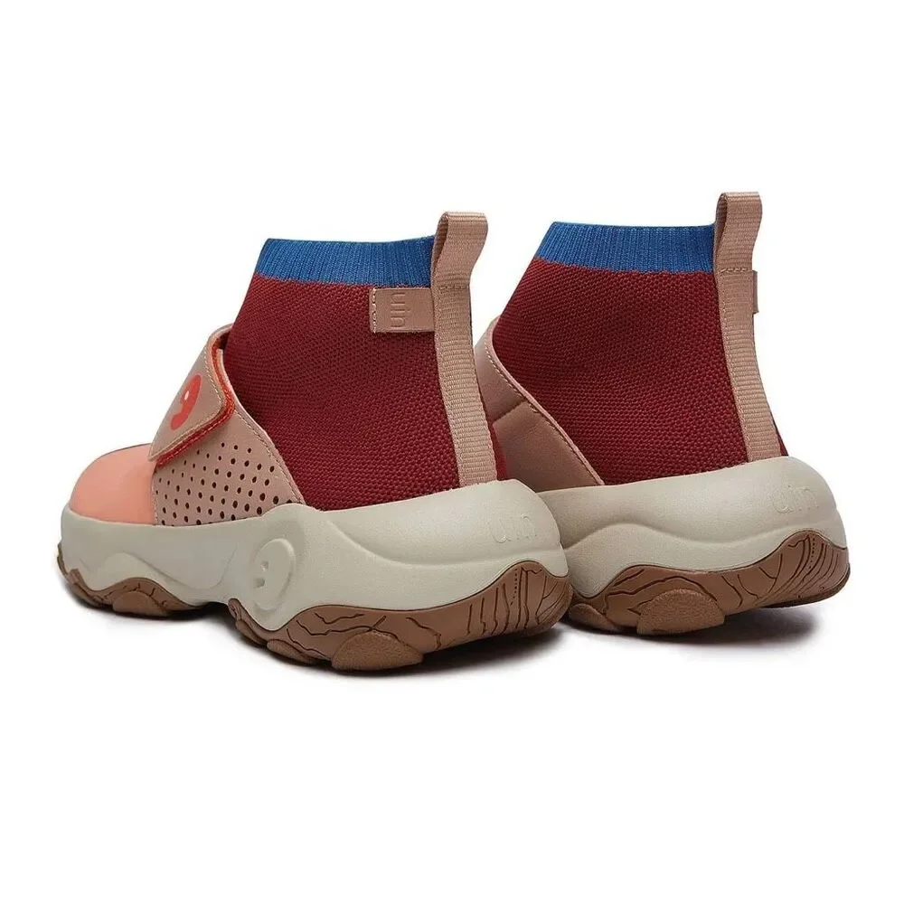 UIN Women's Walking Shoes Non-Slip Comfort Sneaker(Coral CAZORLA II) New No Box